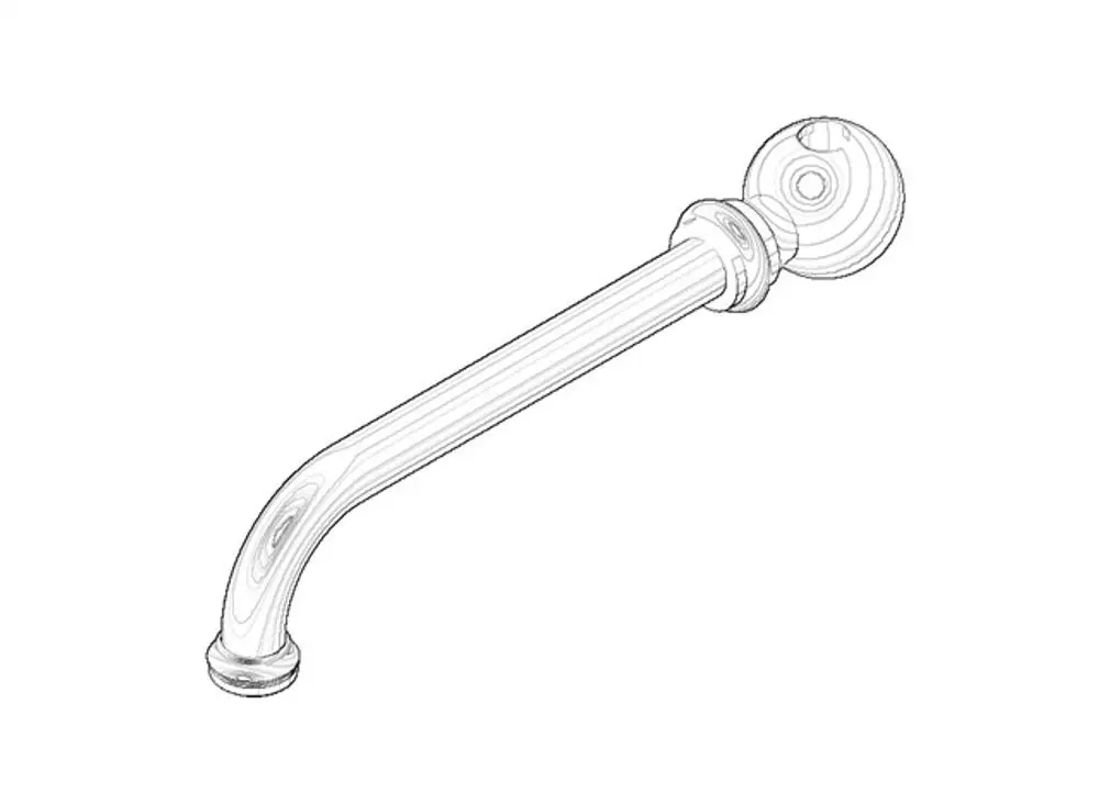 DORNBRACHT Auslauf für Spültisch Stand ERSATZTEILE 04282505011 200 mm Chrom, 04282505011-00 Galeriebild 1
